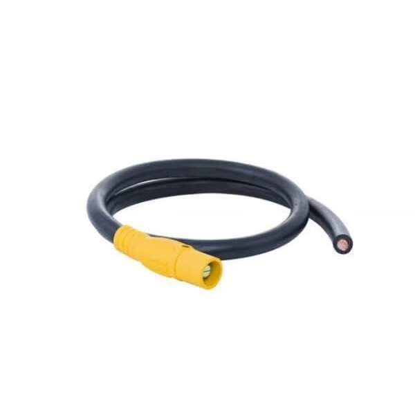 Type W 400A Pig Tails Series 16 MaleTinned Cdr 3ft, Yellow, Power Assemblies, Mfr#: 40TW16003MTY